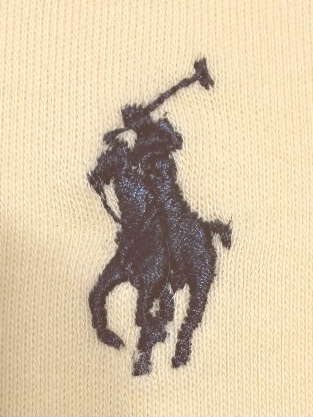 Polo by Ralph Lauren Pale Yellow Polo with Navy Pony